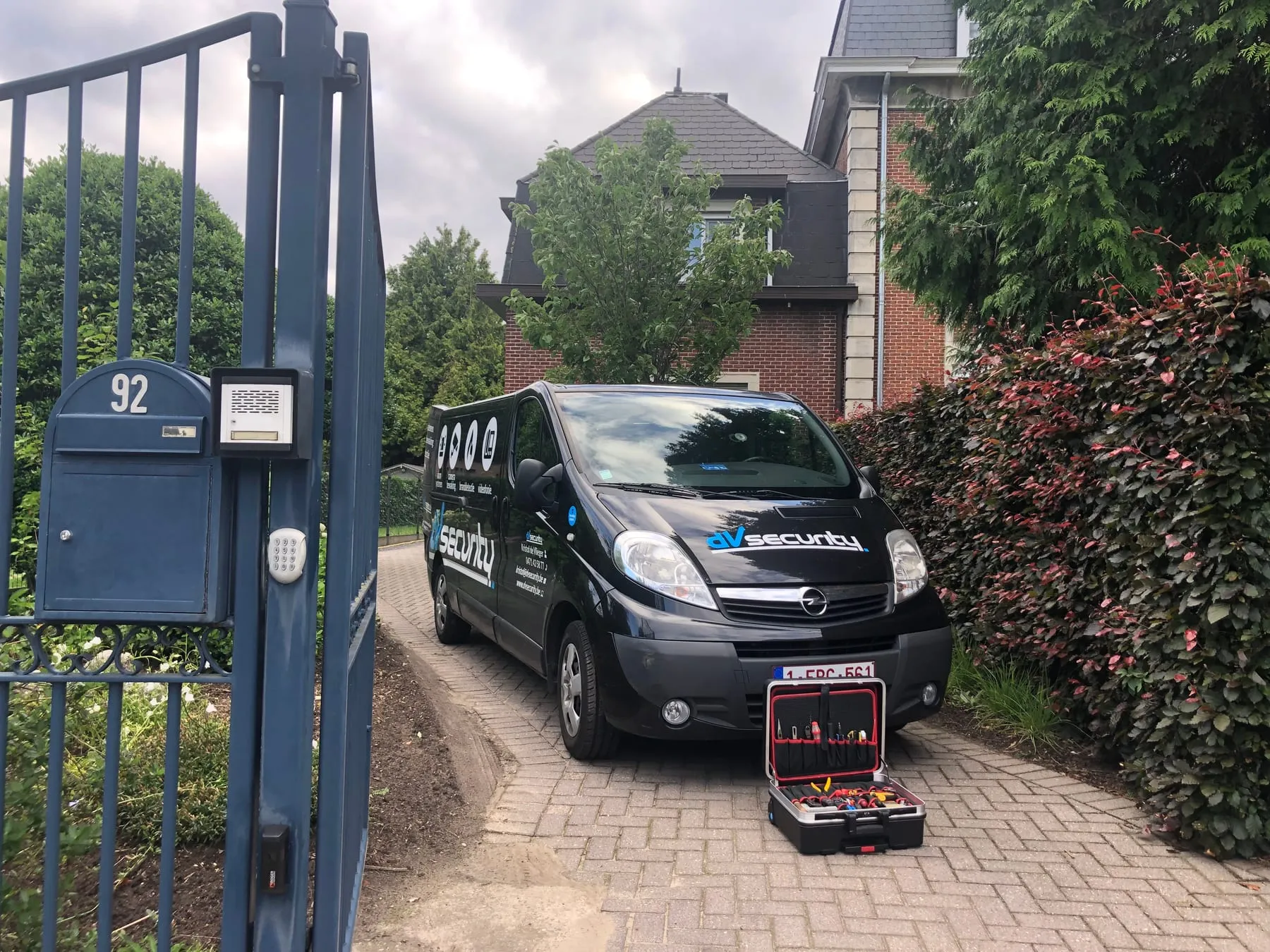 Camerabewaking rond een woning in Gent, geplaatst door dV Security, foto 4 van 4